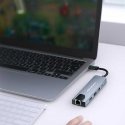 Qoltec Hub Adapter USB-C 5w1 | USB-C PD 100W | 2x USB | HDMI 4K | RJ45 Qoltec Hub Adapter USB-C 5w1 | USB-C PD 100W | 2x USB | HDMI 4K | RJ45