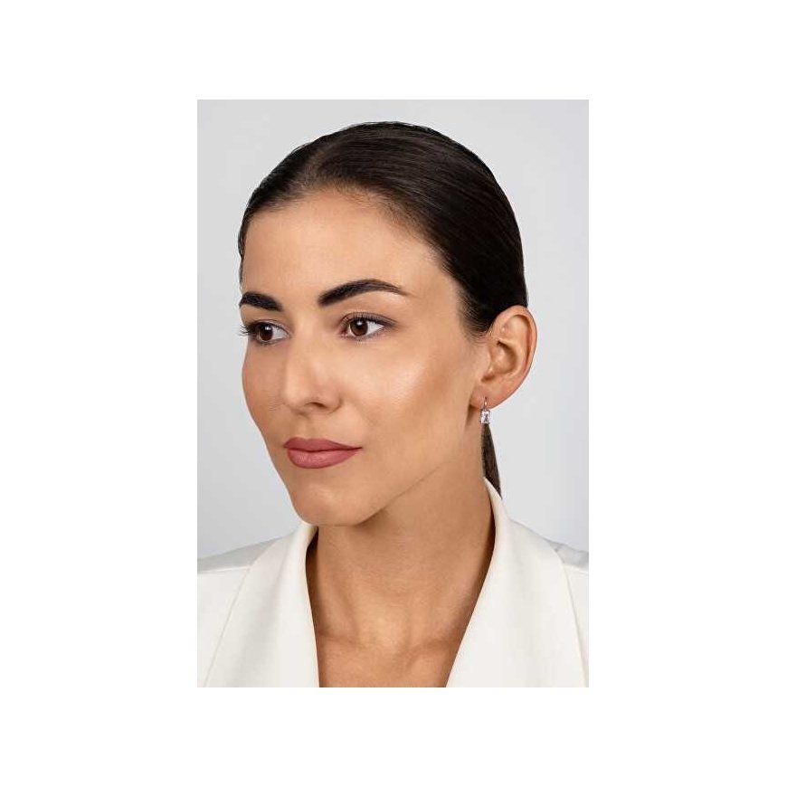 Brilio Silver Красивые серебряные серьги с цирконами EA937W – 3