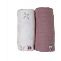 Extralink New! Lodger Swadler Solid Matcha cotton diaper Powder/Rose 110x110 cm 2pcs. SW 1123 Extralink New! Lodger Swadler Solid Matcha cotton diaper Powder/Rose 110x110 cm 2pcs. SW 1123