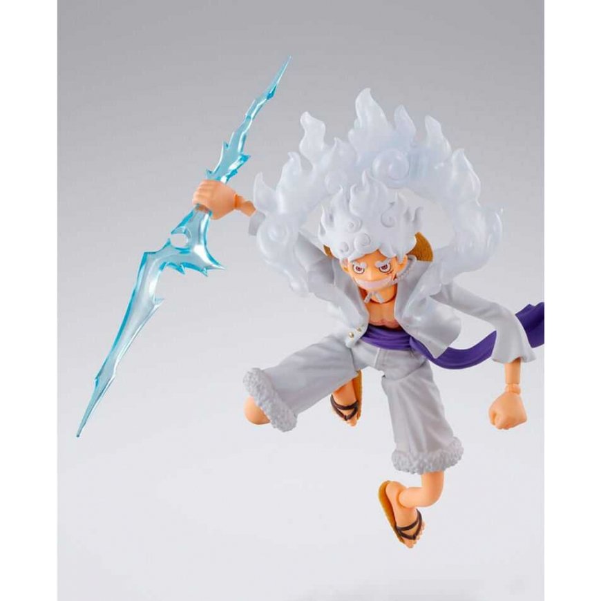 Tamashii Nations One Piece Gear 5 Monkey D Luffy S.H. figuarts -figuuri 15,5 cm