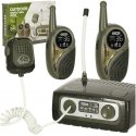 Ikonka Vaikams skirtas "Walkie Talkie" radijo imtuvų rinkinys su PBX chaki spalvos