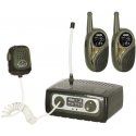 Ikona Bērniem paredzēts "Walkie Talkie" radio uztvērēju komplekts ar PBX haki krāsā