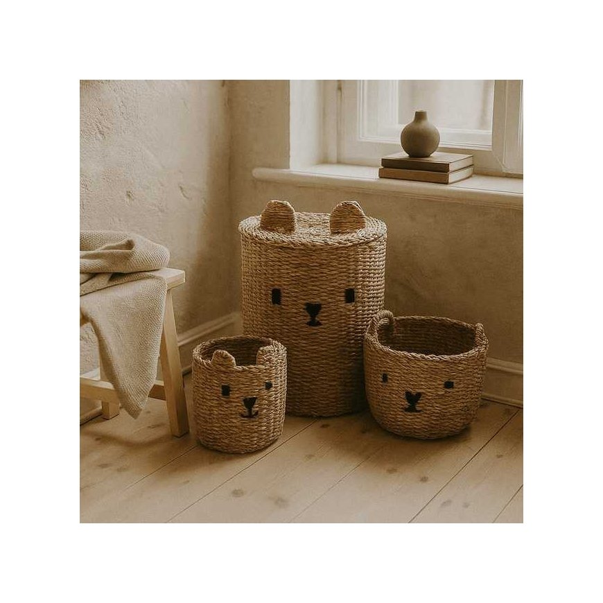 Toy containers bear with ears JOY, 3 baskets – 2
