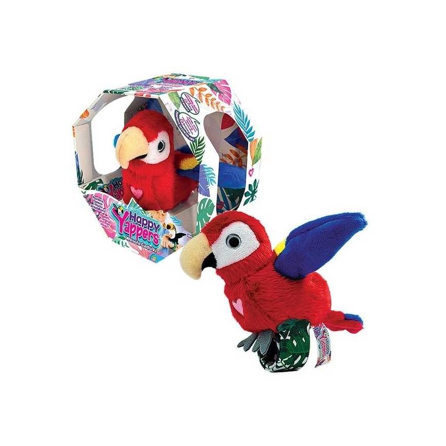 Cobi Interactive talisman, lucky barking, funny chitchat - red parrot – 5