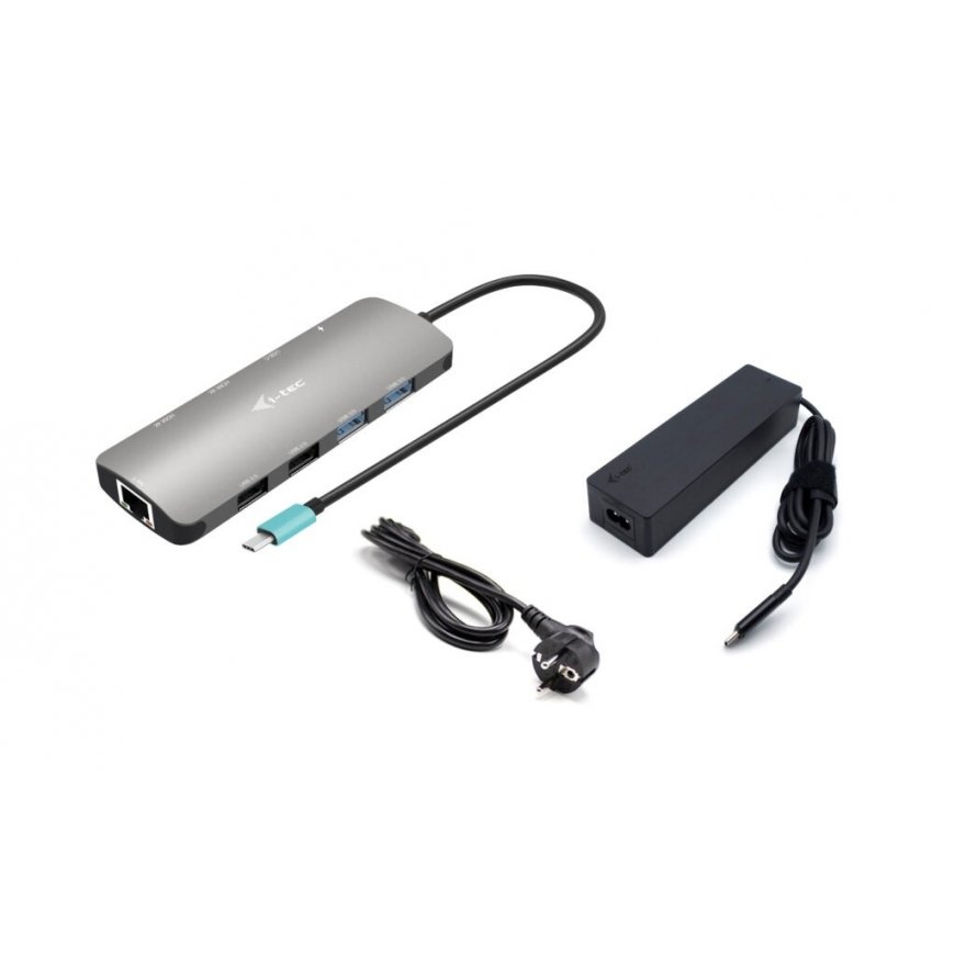 i-tec Metal C31NANOHDM2D100 sülearvuti dokk ja pordireplikaator Juhtmega ühendatud USB 3.2 Gen 1 (3.