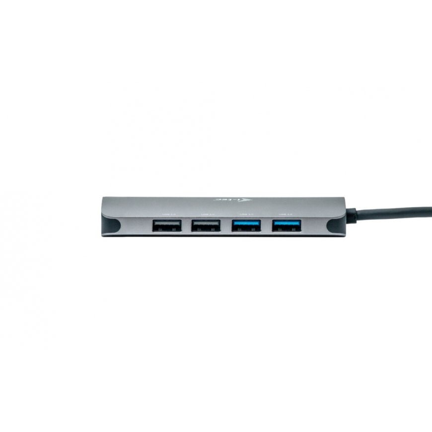 i-tec Metal C31NANOHDM2D100 dokstacija Vadu USB 3.2 Gen 1 (3.1 Gen 1) Type-C Pelēks – 2