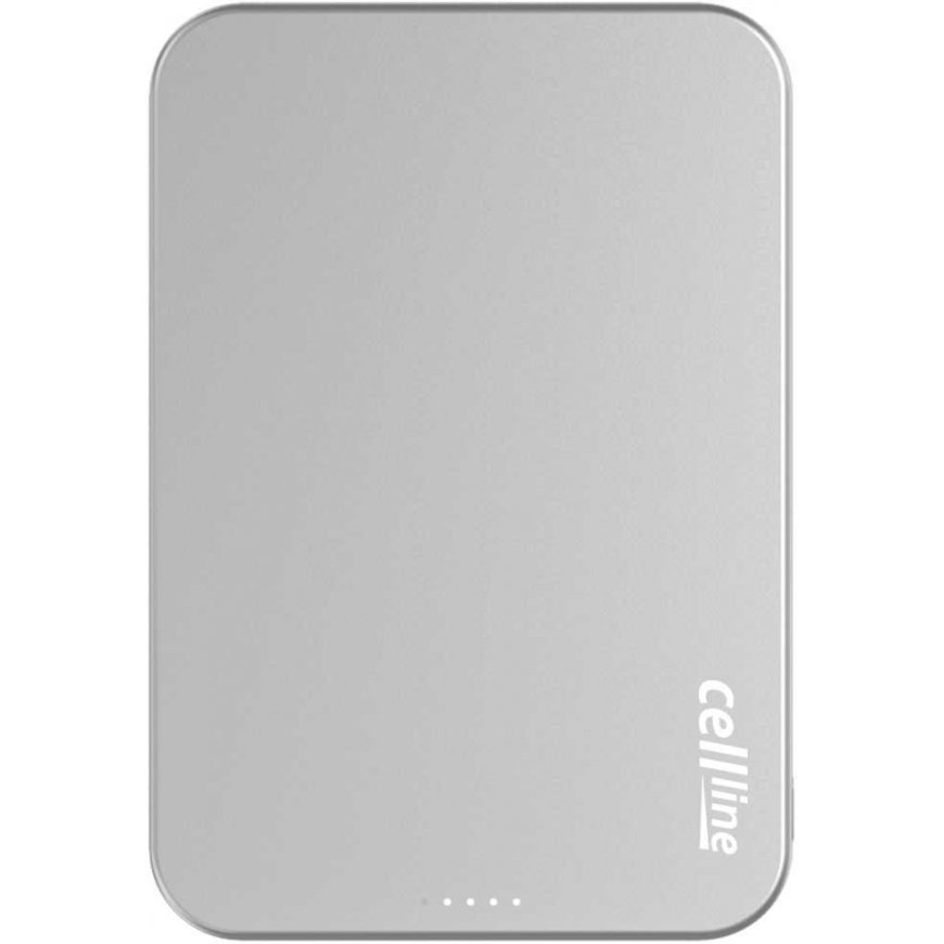 Beline mini kannettava laturi Cellline MagSafe 5000mAh Qi2 15W CL-MBP-02 titaaninvärinen magneettinen langaton mini kannettava l – 2