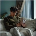 Beline mini portable charger Cellline MagSafe 5000mAh Qi2 15W CL-MBP-02 titanium color magnetic wireless mini portable charger Beline mini portable charger Cellline MagSafe 5000mAh Qi2 15W CL-MBP-02 titanium color magnetic wireless mini portable charger
