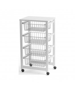 Dryer Arredamenti Italia ARREDAMENTI GINGERONE Kitchen trolley - 83 x 46 cm, White