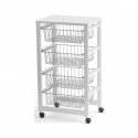 Dryer Arredamenti Italia ARREDAMENTI GINGERONE Kitchen trolley - 83 x 46 cm, White Dryer Arredamenti Italia ARREDAMENTI GINGERONE Kitchen trolley - 83 x 46 cm, White