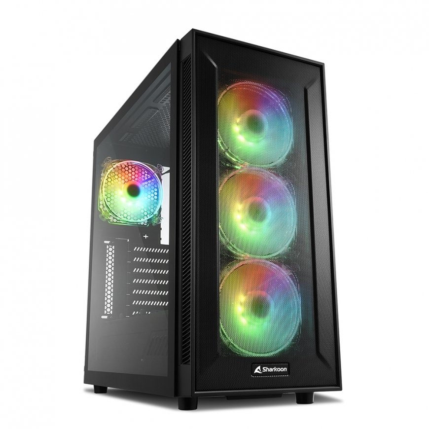 Sharkoon TG6M RGB Tower musta