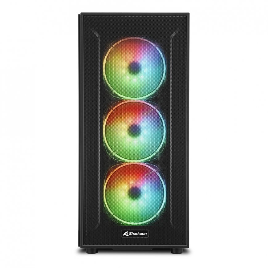 Sharkoon TG6M RGB Tower Melns – 2