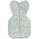 Love To Dream Swaddle UP - size S - olive, moon - STAGE 1 Extra Warm Love To Dream Swaddle UP - size S - olive, moon - STAGE 1 Extra Warm