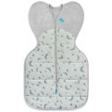 Love To Dream Swaddle UP - size S - olive, moon - STAGE 1 Extra Warm Love To Dream Swaddle UP - size S - olive, moon - STAGE 1 Extra Warm