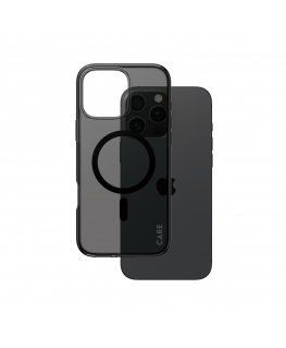 PanzerGlass CARE by ® Flagship Case Smokey Urban Combat w. Black MagSafe iPhone 16 Pro Max mobile phone case
