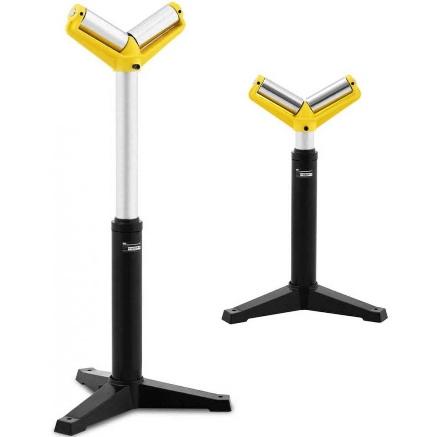 MSW V-shaped roll feeding stand, designed to feed materials up to 800 kg