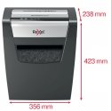 Rexel Momentum X410 paperisilppuri Silpuksi leikkaava musta, Harmaa Rexel Momentum X410 paperisilppuri Silpuksi leikkaava musta, Harmaa