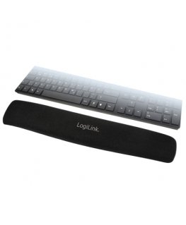 LogiLink ID0044 wrist rest Nylon, Polyurethane, Silicone Black