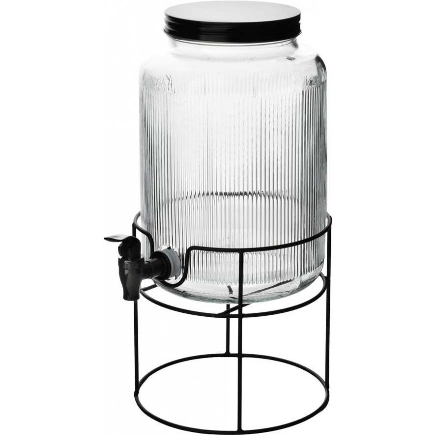 Lumarko Allesken MODERNI VIRTUVĒ Stikla trauks ar krānu 5,2 l