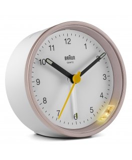Braun BC12 Kvartsiherätyskello Vaaleanpunainen, Valkoinen