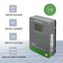 Qoltec MPPT solar charge controller with temperature sensor 30A | 12V / 24V | LCD | 2 x USB | Bluetooth | app | GEL | LiFePO4