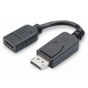Digitus AK-340400-001-S vaizdo kabelio adapteris 0,15 m DisplayPort HDMI Juoda Digitus AK-340400-001-S vaizdo kabelio adapteris 0,15 m DisplayPort HDMI Juoda