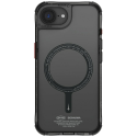 Dēklis Skinarma Saido MagSafe paredzēts Apple iPhone 16e melnā krāsā Dēklis Skinarma Saido MagSafe paredzēts Apple iPhone 16e melnā krāsā