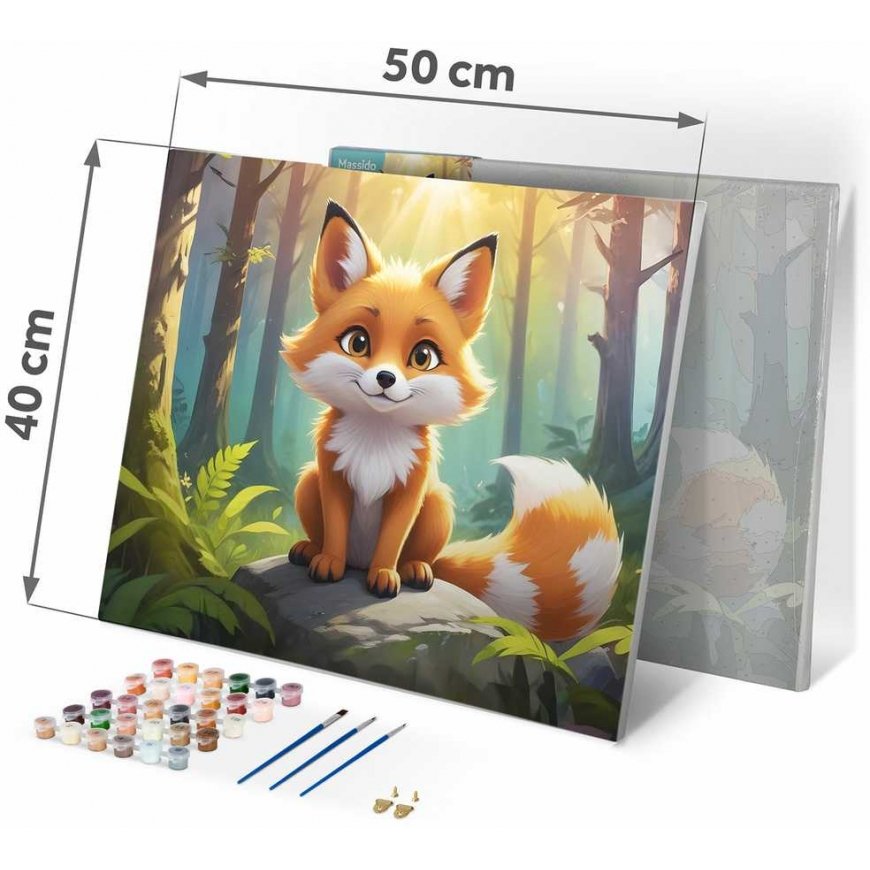 Maalaus numeroinnin mukaan 40x50 cm Massido Lapiukas – 3