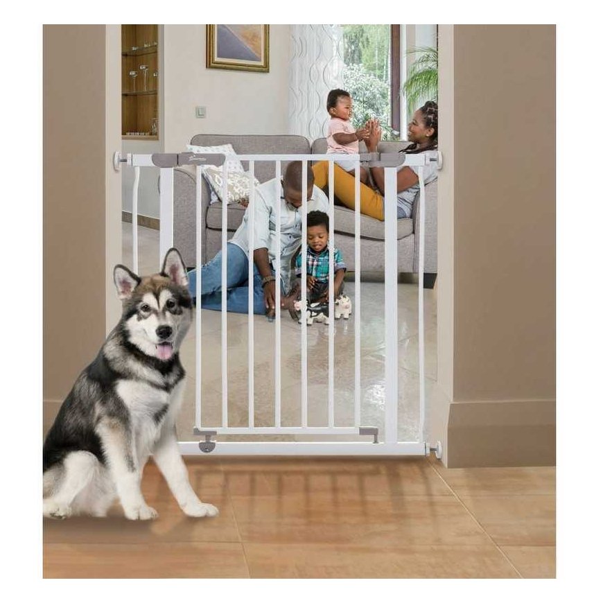 Dreambaby drošības vārti suņiem AVA Gate (Platums: 75-81 cm x Augstums: 76 cm) - balta – 2