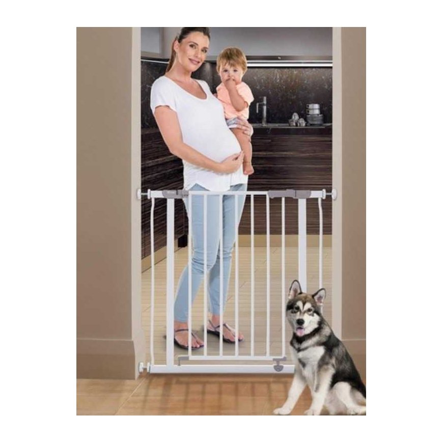 Dreambaby Защитные ворота для собак AVA Gate (Ш: 75-81 см x В: 76 см) - белые – 3