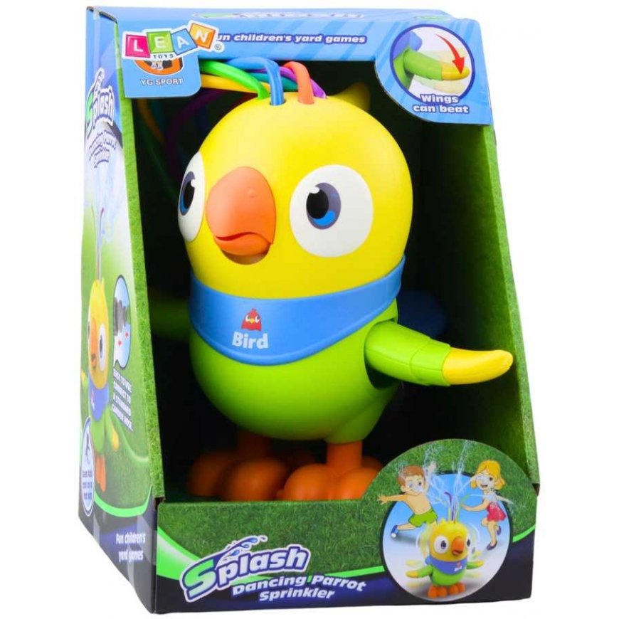 Lean Toys Colorful Water Toy Parrot with Moving Elements – 5