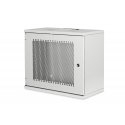 Digitus DN-19-09U-S-PD statnis 9U Pie sienas stiprināms statīvs Pelēks Digitus DN-19-09U-S-PD statnis 9U Pie sienas stiprināms statīvs Pelēks