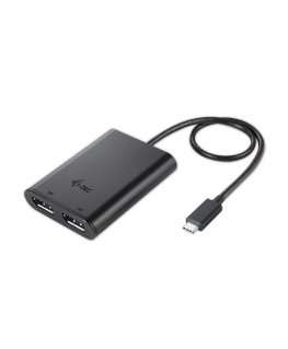 i-tec C31DUAL4KDP USB графический адаптер 3840 x 2160 пикселей Черный