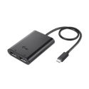 i-tec C31DUAL4KDP USB графический адаптер 3840 x 2160 пикселей Черный