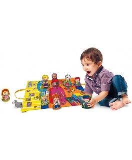 K's Kids Ceļojumu paklājs ar rotaļlietām - ģimene