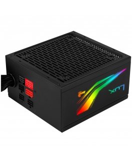 Aerocool LUX RGB 550M barošanas avotu vienība 550 W 20+4 pin ATX Melns
