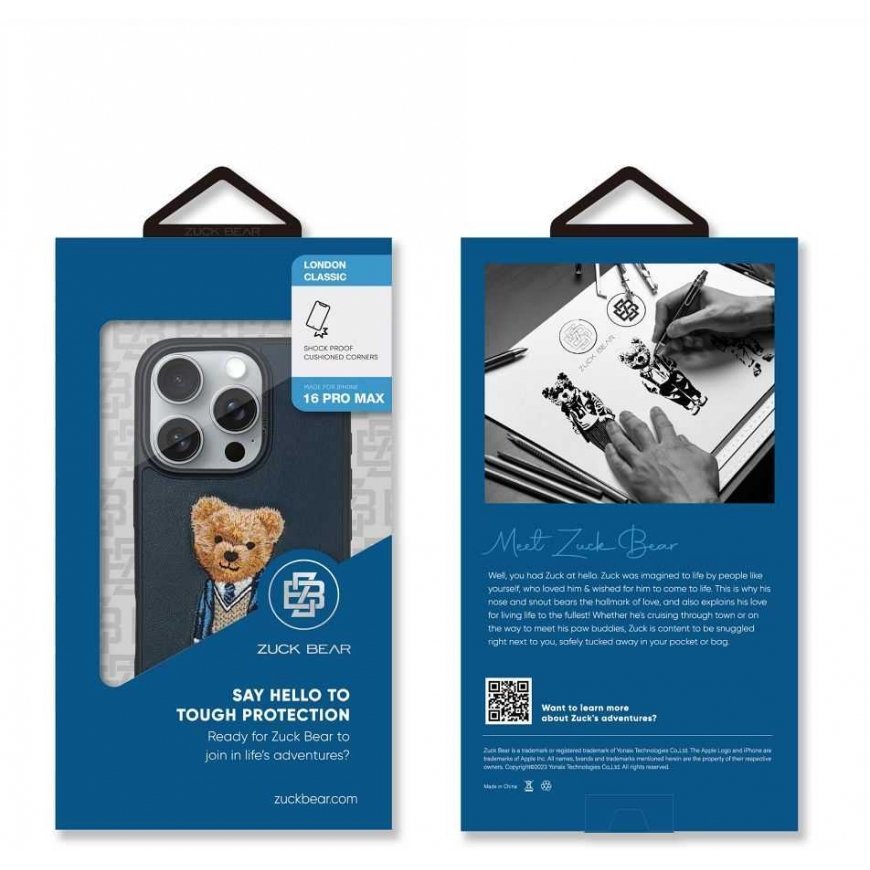 ZuckBear ZUCK BEAR чехол LONDON CLASSIC, предназначенный для IPHONE 16 westminster ace – 5