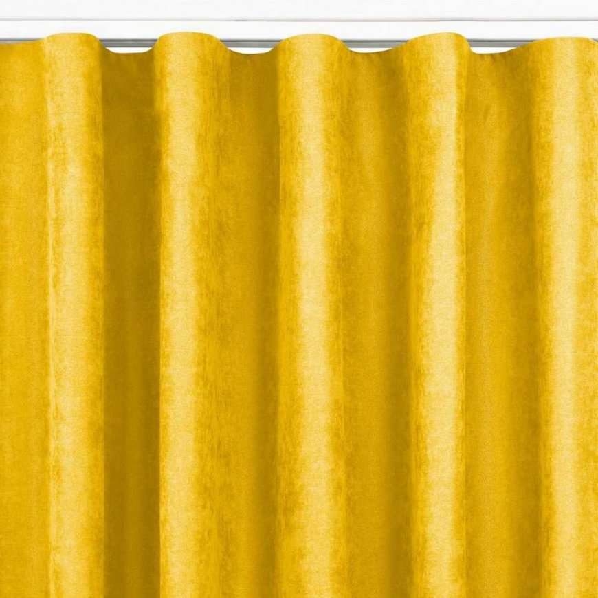 Užuolaida MILANA garstyčių stiliaus klasikinė permatoma banguota juosta 7 cm šenilinė 420x175 HOMEDE