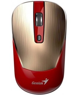 Bevielė pelė, Genius NX-7125, raudona-auksinė, optinė, 1200DPI