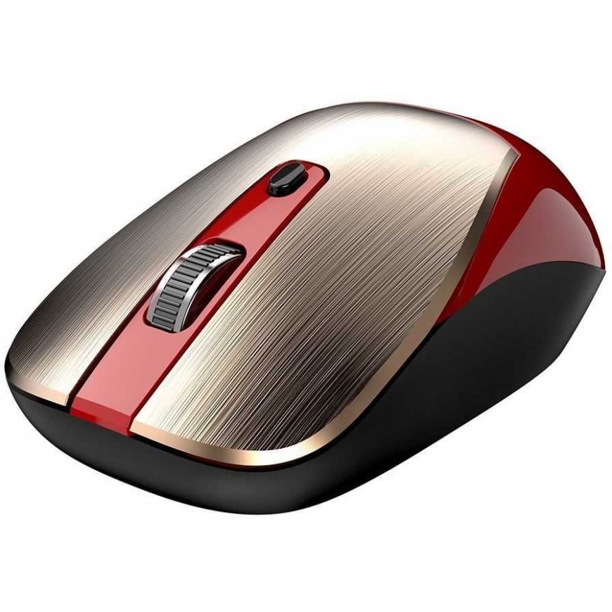 Bevielā pele, Genius NX-7125, sarkana-zelta, optiskā, 1200DPI – 3