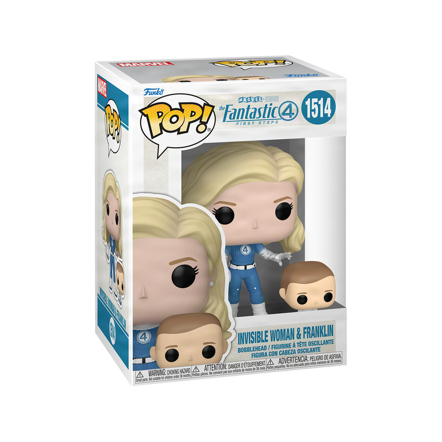 FUNKO POP! Виниловая фигурка: Marvel: Фантастическая Четверка: Первые Шаги - Невидимая Женщина и Франклин – 2