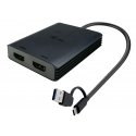 i-tec CADUAL4KHDMI videokaapeli-adapteri 0,27 m USB Type-A/USB Type-C 2 x HDMI musta i-tec CADUAL4KHDMI videokaapeli-adapteri 0,27 m USB Type-A/USB Type-C 2 x HDMI musta