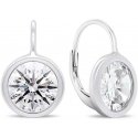 Brilio Silver Elegant Silver Earrings with Clear Zircons EA383W Brilio Silver Elegant Silver Earrings with Clear Zircons EA383W