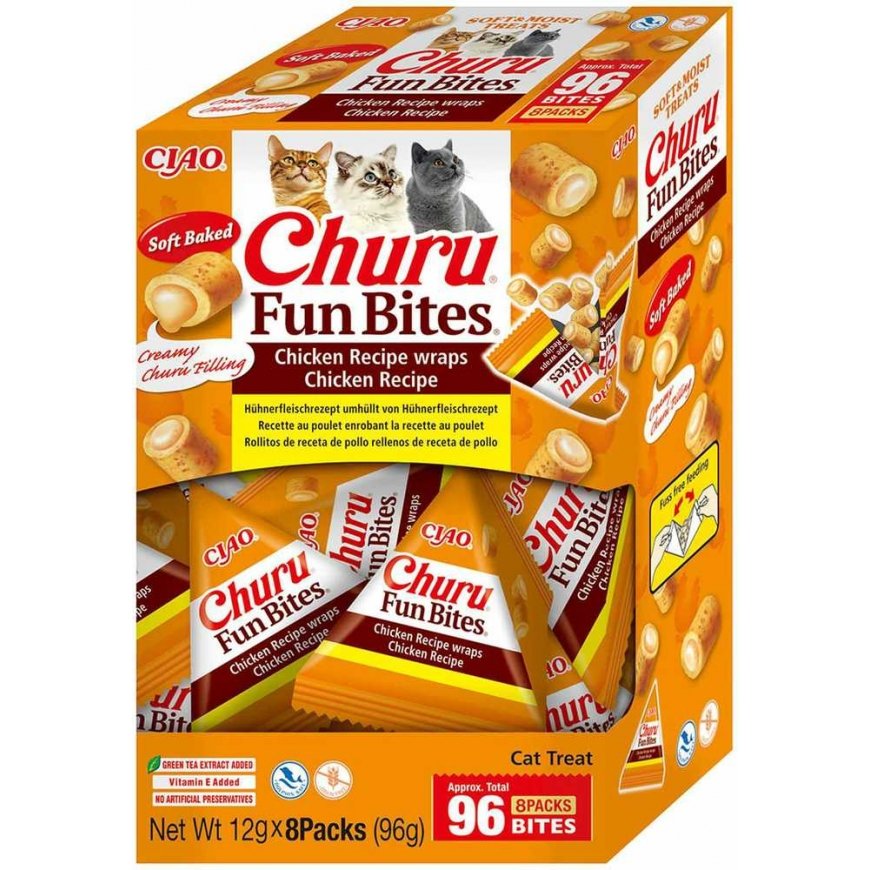 INABA Churu Fun Bites куриные лакомства для кошек - 8 x 12 г – 2