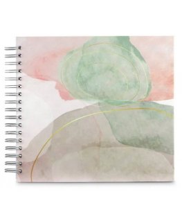 Hama Watercolor nuotraukų albumas Žalia 100 lapai 10 x 15 Spiralinis surišimas