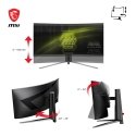 MSI MAG 345CQRDE PC lamekuvar 86,4 cm (34") 3440 x 1440 pikslit UltraWide Dual Quad HD Must MSI MAG 345CQRDE PC lamekuvar 86,4 cm (34") 3440 x 1440 pikslit UltraWide Dual Quad HD Must