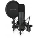 "Behringer TM1 DARK EDITION" recording kit: large diaphragm microphone + accessories