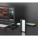 Rebeltec Powerbank P20 LCDPD LAMP 20 000mAh, integruota LED lempa su funkcija torcharki
