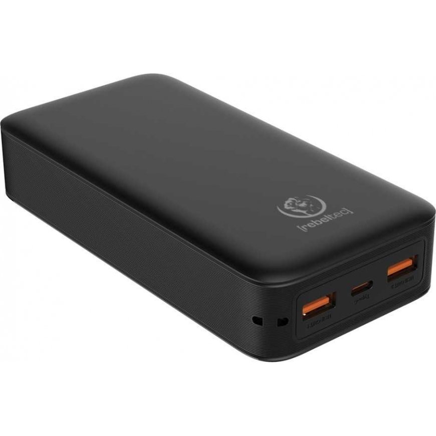Rebeltec Powerbank P20 LCDPD LAMP 20 000mAh, integrēta LED lampa ar lukturīša funkciju – 2