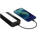 Rebeltec Powerbank P20 LCDPD LAMP 20 000mAh, integroitu LED-lamppu torch-funktiolla